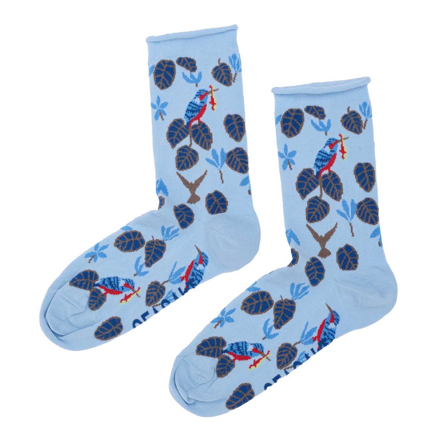Seasalt Cornwall Arty Socks - Kingfisher Ice Blue